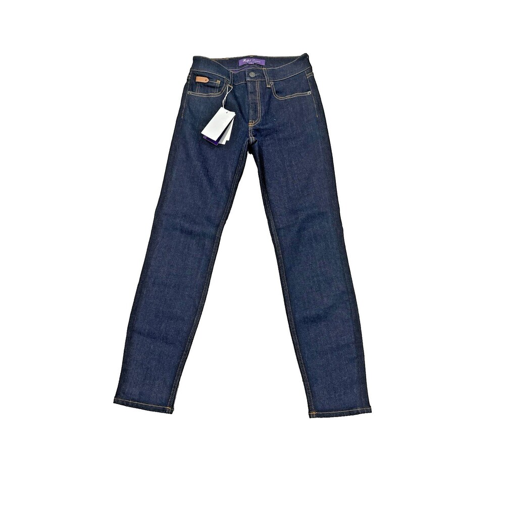 Ralph Lauren 105  Blue Wash Mid-Rise Skinny Jeans Size 25in